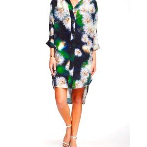 Rare The Odells Anthro Silk Tunic Dress